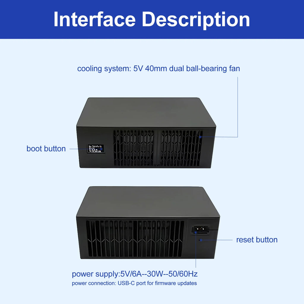 LV08 Bitcoin Miner 4.2TH/S 120W Efficient Miner Bitcoin Miners SHA256 Home Solo Mining Machine