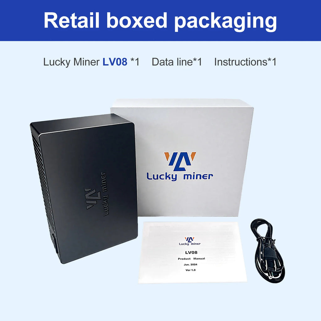 LV08 Bitcoin Miner 4.2TH/S 120W Efficient Miner Bitcoin Miners SHA256 Home Solo Mining Machine
